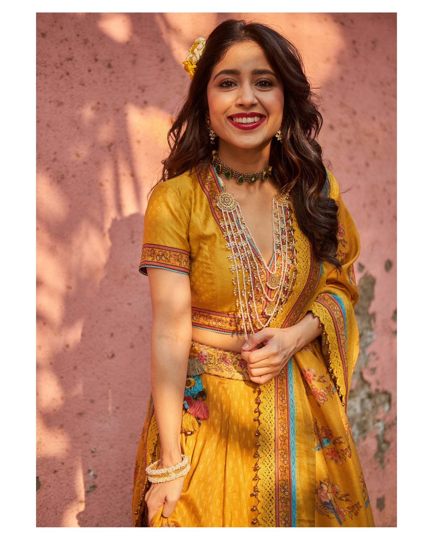 Shweta Tripathi in earring and choker-Earrings-Sangeeta Boochra