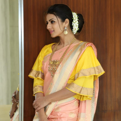 Sruthi Hariharan in Silver Handcrafted Earrings, Ring and Necklace-Necklace-Sangeeta Boochra
