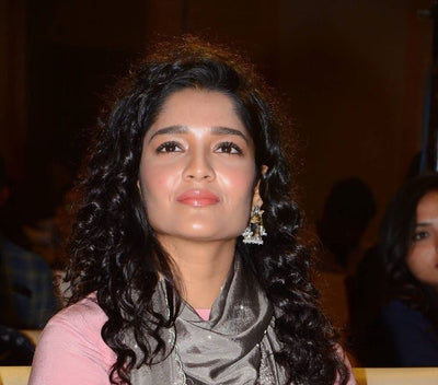 Ritika Singh in Silver Handcrafted Earrings-Earrings-Sangeeta Boochra