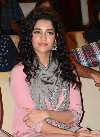 Ritika Singh in Silver Handcrafted Earrings-Earrings-Sangeeta Boochra