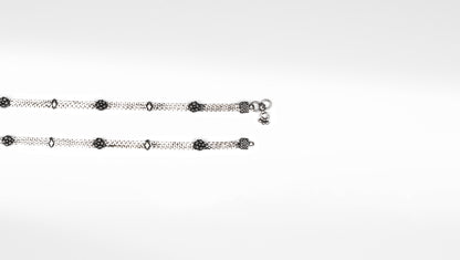 Sangeeta Boochra Silver Anklet