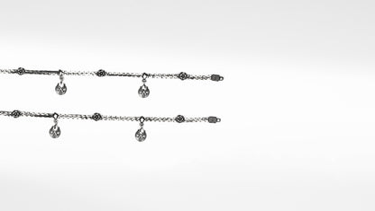 Sangeeta Boochra Silver Anklet