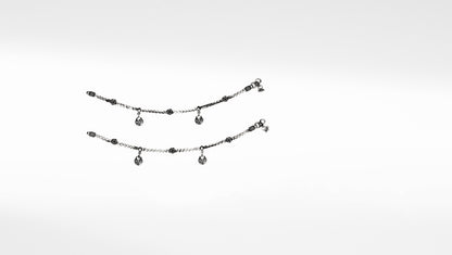 Sangeeta Boochra Silver Anklet