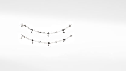 Sangeeta Boochra Silver Anklet