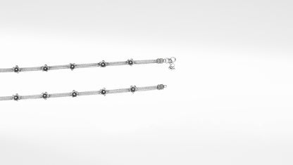 Sangeeta Boochra Silver Anklet