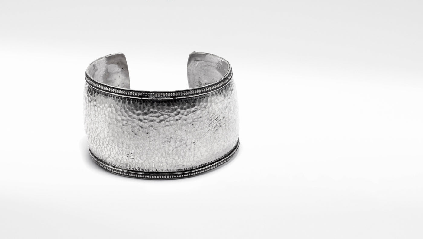 Silver Dilnaz Cuff Bracelet