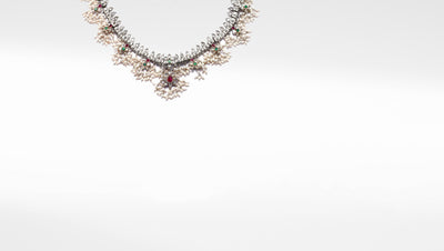 Charbagh - Silver Daria Necklace