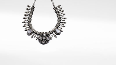 Charbagh - Silver Kyra Moisannite Necklace