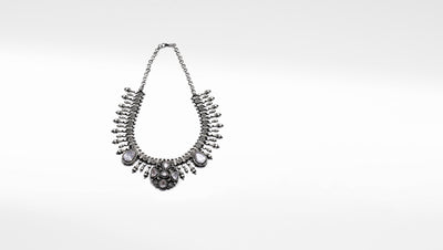 Charbagh - Silver Kyra Moisannite Necklace