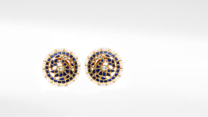 22kt Gold Plated Kundan Earrings