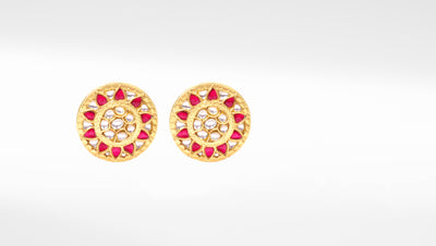 Sangeeta Boochra Gold Plated Earrings
