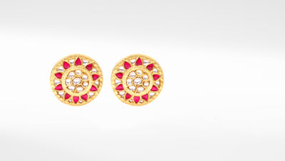 Sangeeta Boochra Gold Plated Earrings