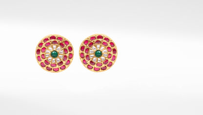 Sangeeta Boochra Gold Plated Earrings