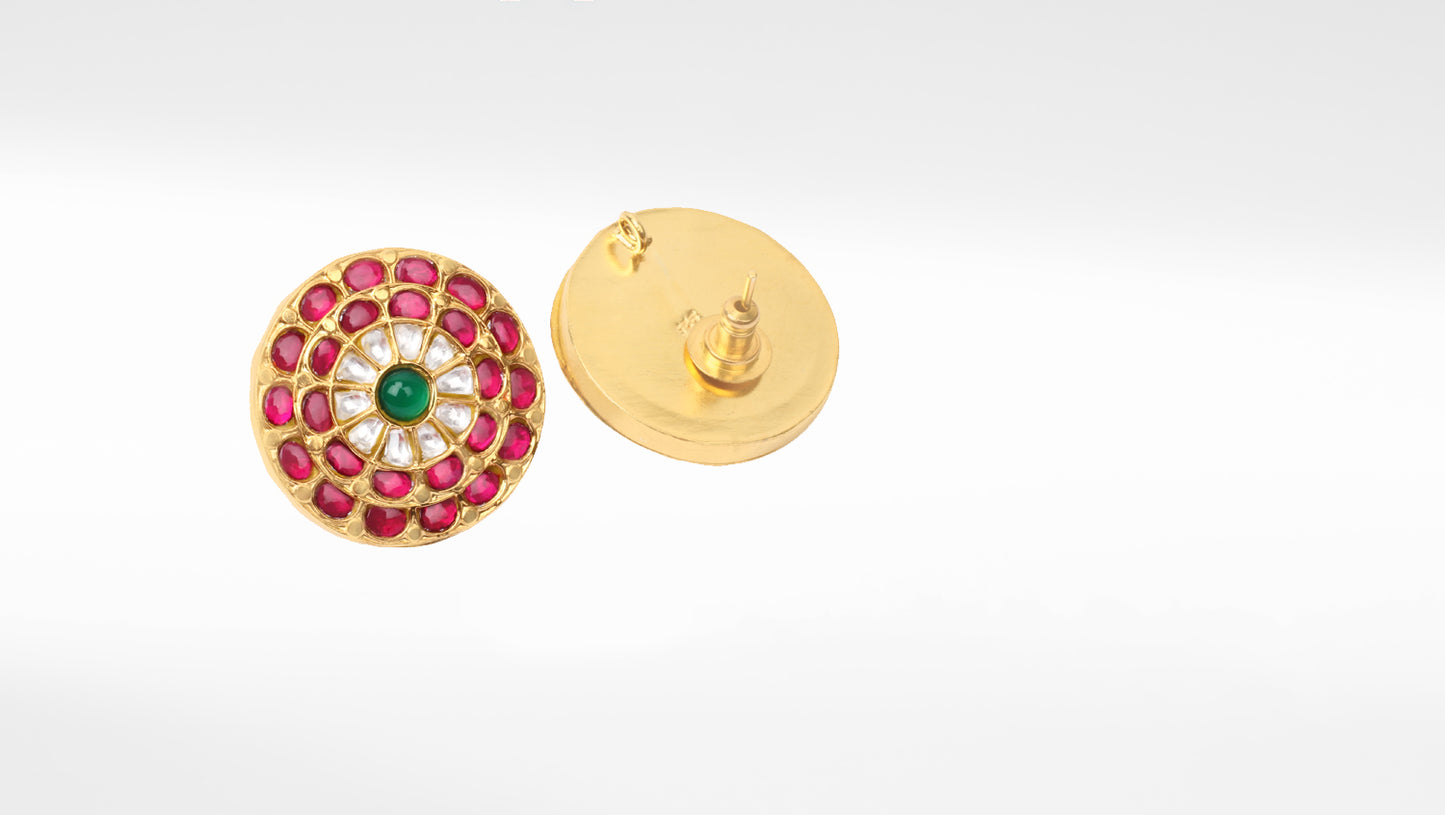 Sangeeta Boochra Gold Plated Earrings