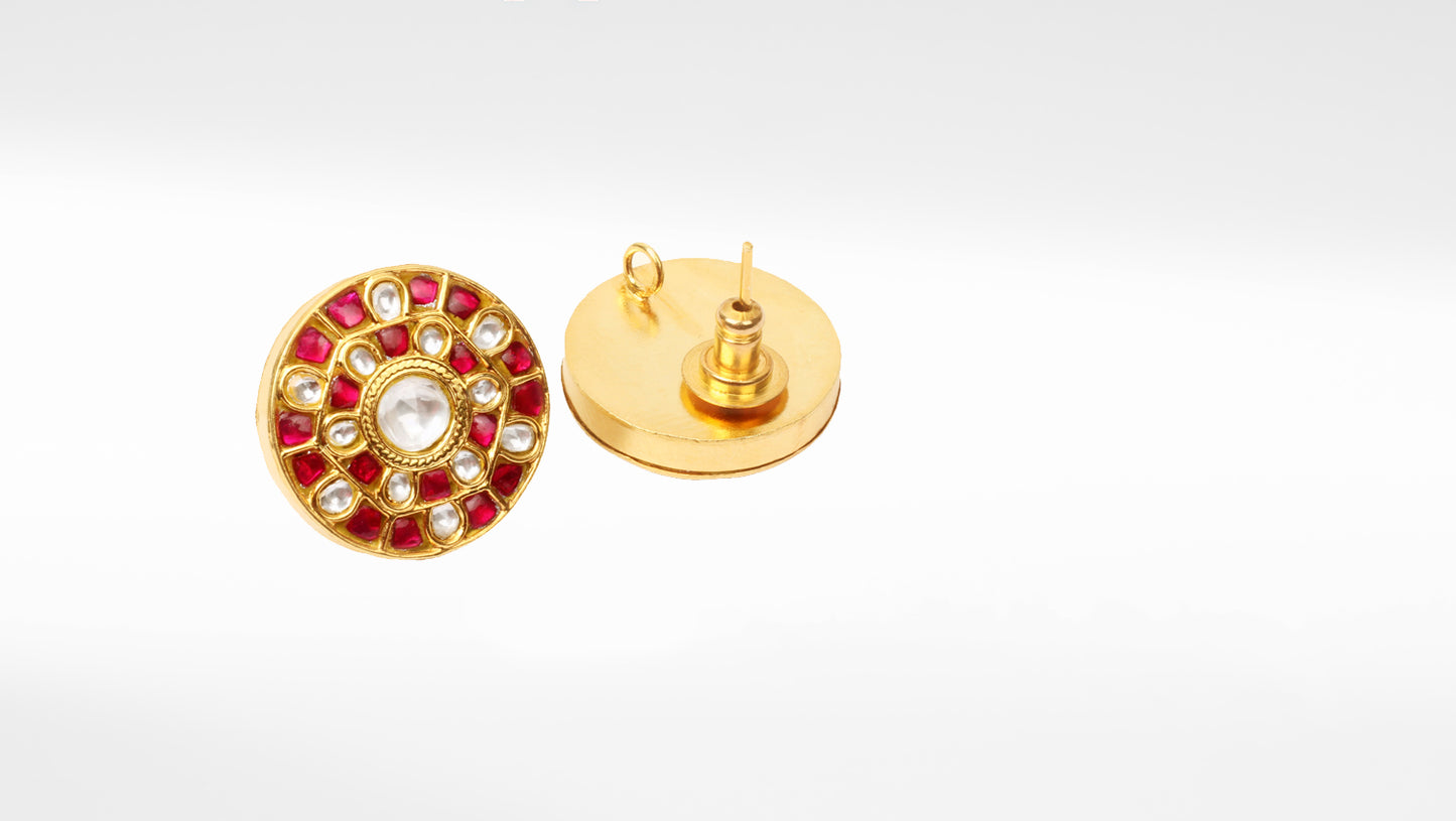 Sangeeta Boochra Gold Plated Earrings