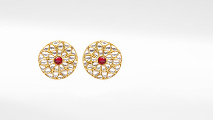 Sangeeta Boochra Gold Plated Earrings