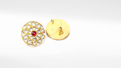 Sangeeta Boochra Gold Plated Earrings