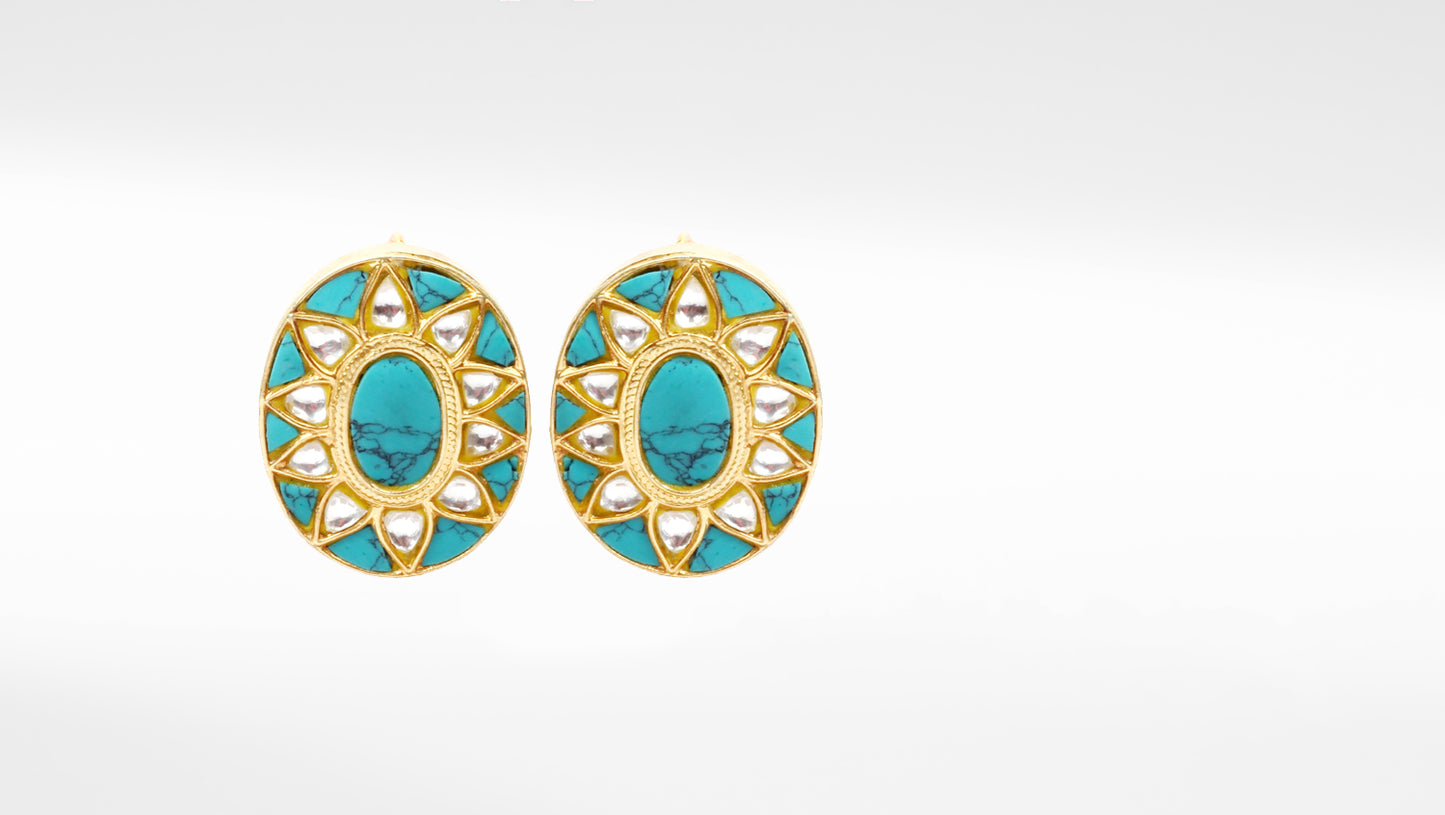 Sangeeta Boochra Gold Plated Earrings