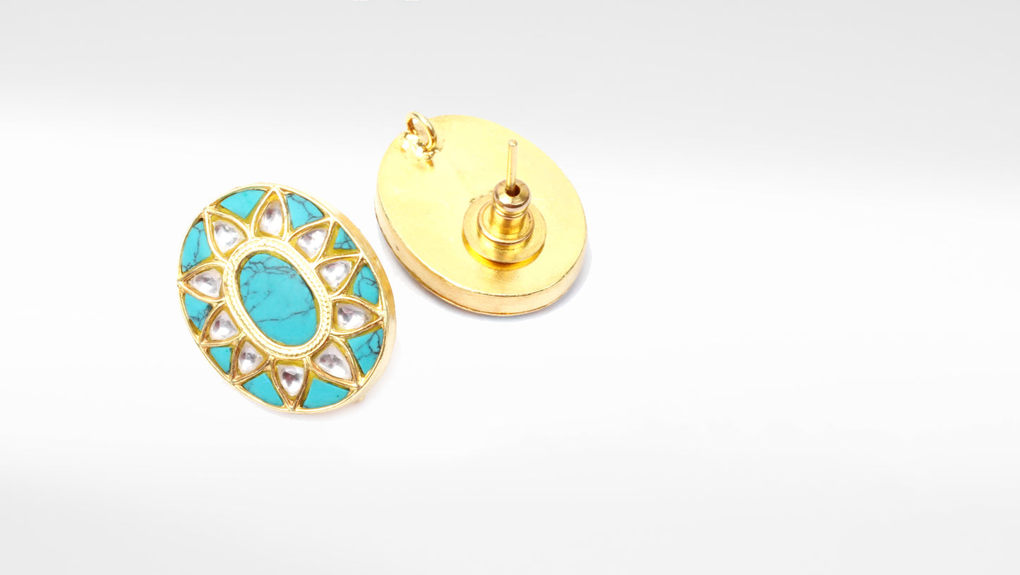 Sangeeta Boochra Gold Plated Earrings