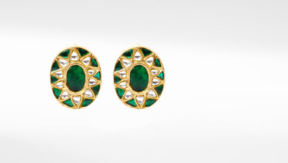 Sangeeta Boochra Gold Plated Earrings