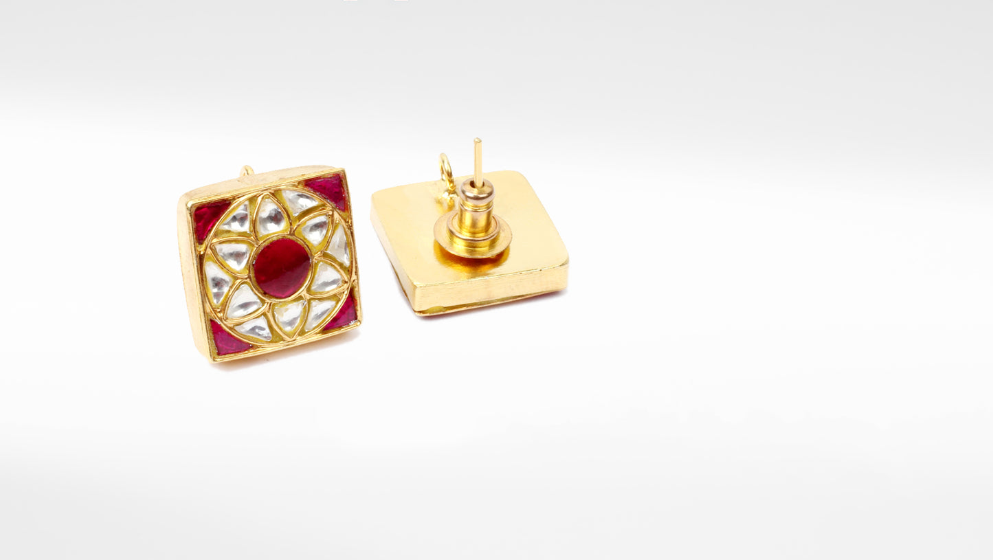 Sangeeta Boochra Gold Plated Earrings