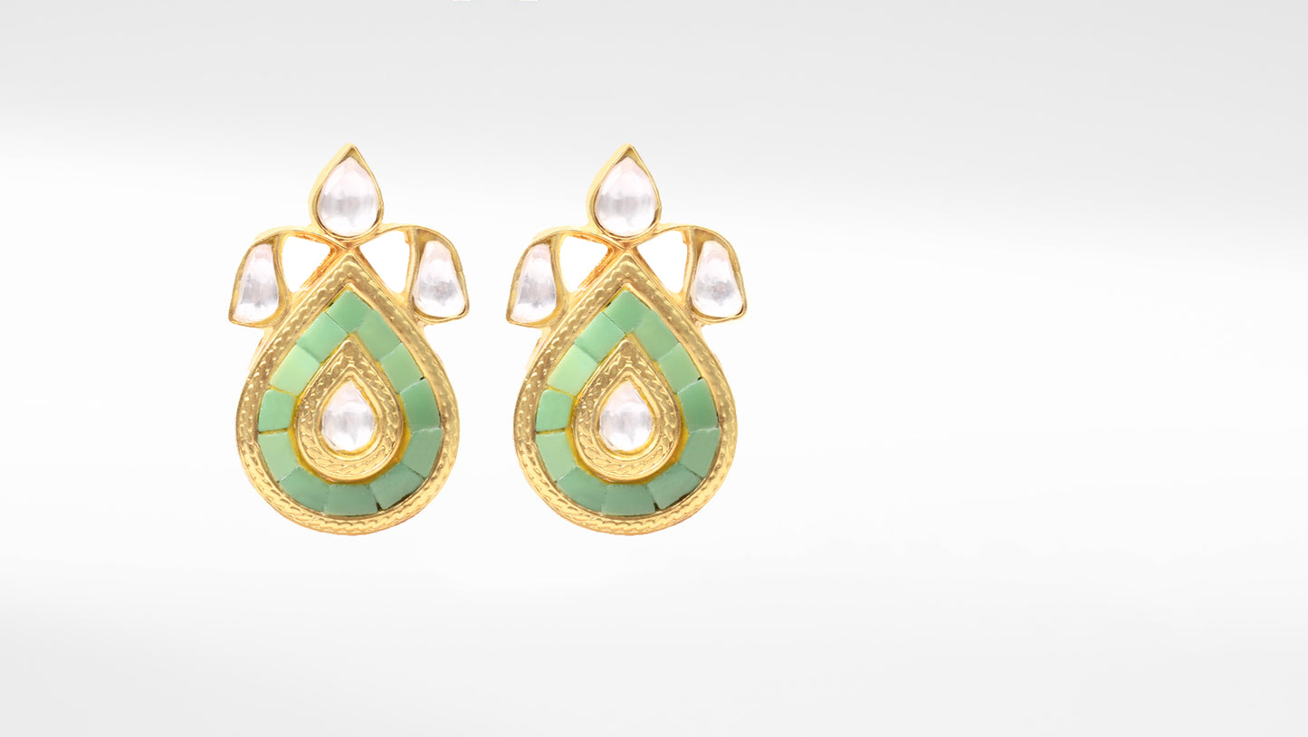 Sangeeta Boochra Gold Plated Earrings