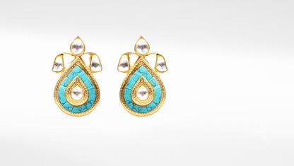 Sangeeta Boochra Gold Plated Earrings