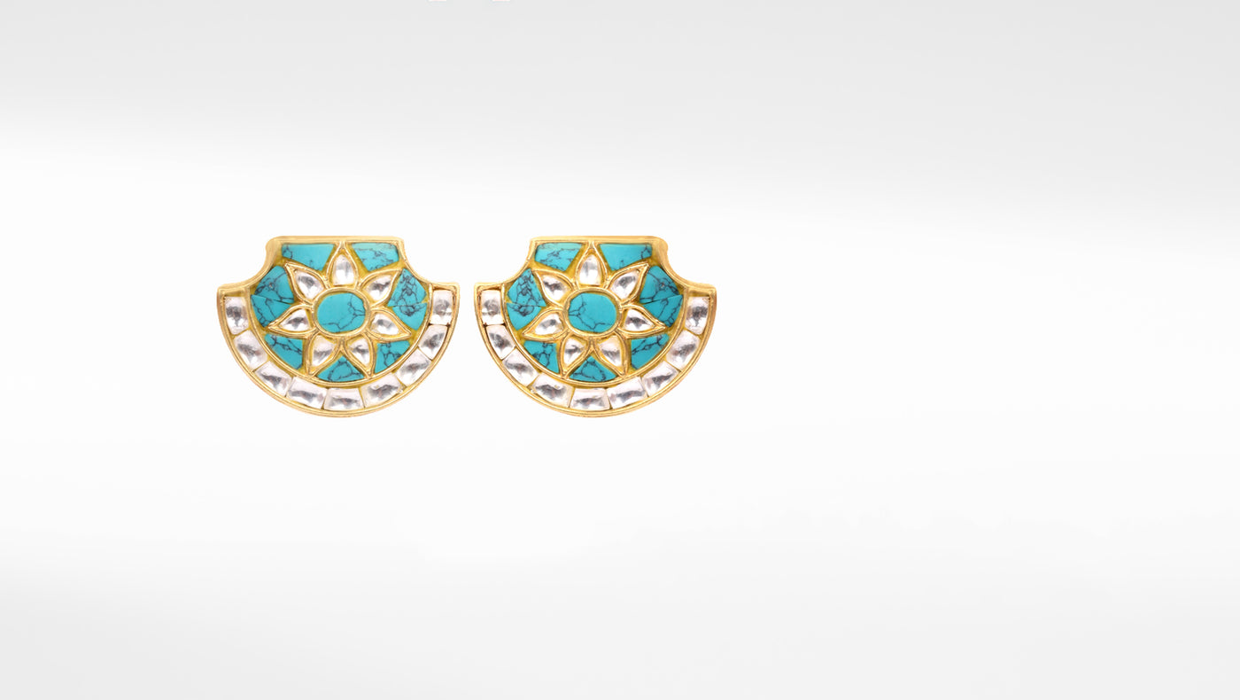 Sangeeta Boochra Gold Plated Earrings