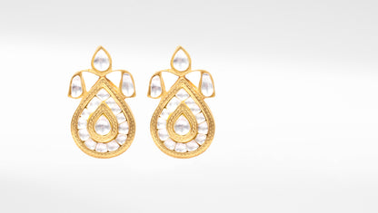 Sangeeta Boochra Gold Plated Earrings