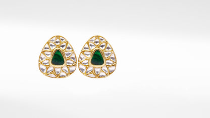 Sangeeta Boochra Gold Plated Earrings