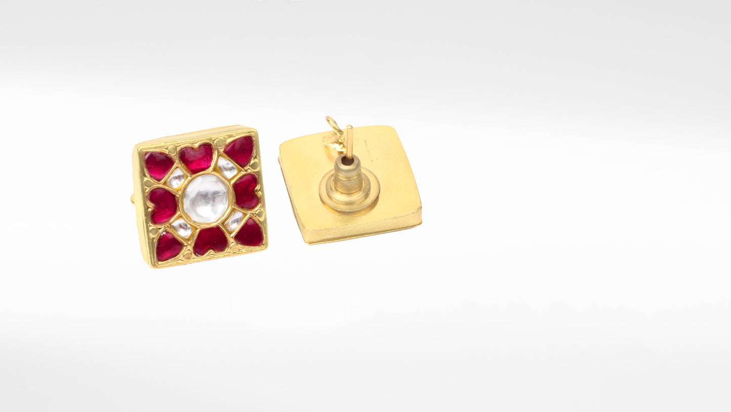 Sangeeta Boochra Gold Plated Earrings