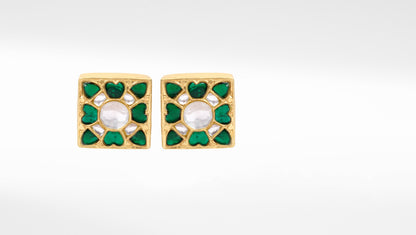 Sangeeta Boochra Gold Plated Earrings