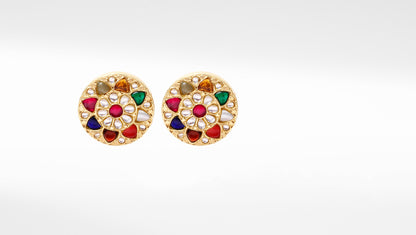 Sangeeta Boochra Gold Plated Earrings