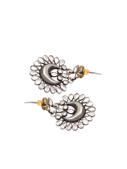 Sangeeta Boochra Tribal Silver Earrings-Earrings-Sangeeta Boochra