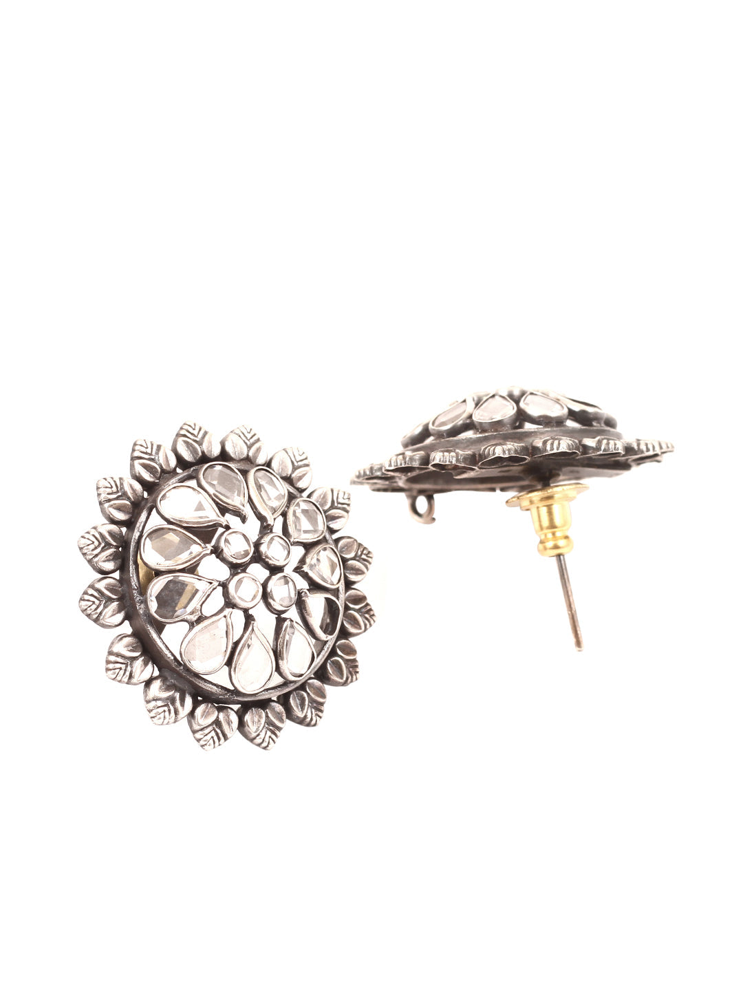 Sangeeta Boochra Tribal Silver Earrings-Earrings-Sangeeta Boochra