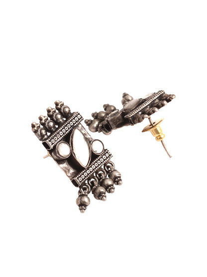 Sangeeta Boochra Tribal Silver Earrings-Earrings-Sangeeta Boochra