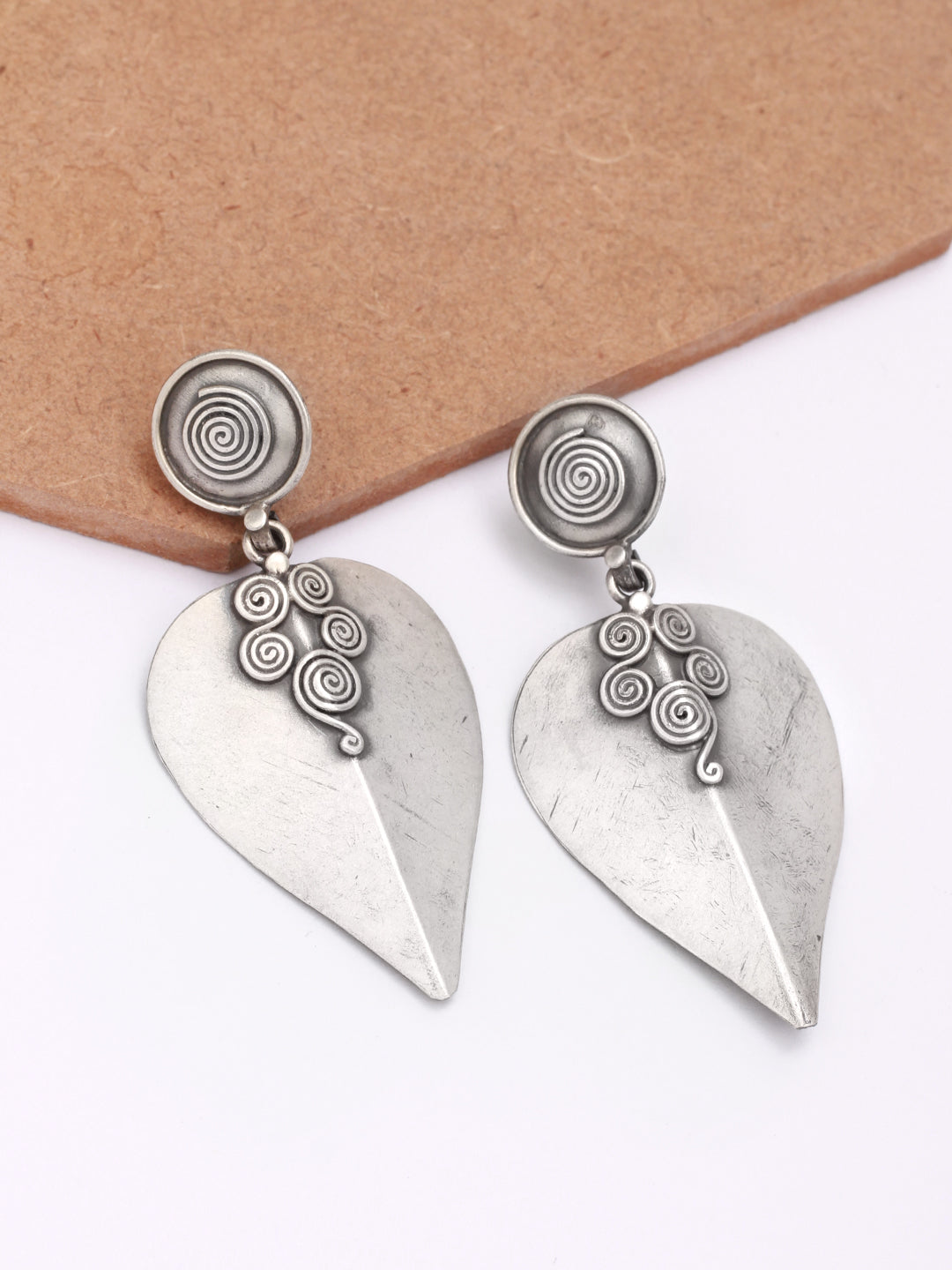 Sangeeta Boochra Tribal Silver Earrings-Earrings-Sangeeta Boochra