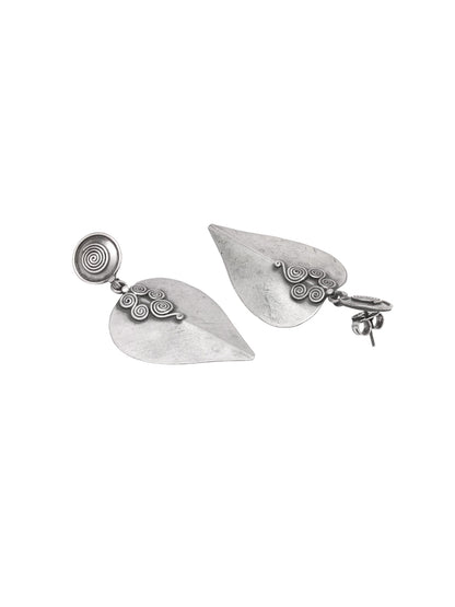 Sangeeta Boochra Tribal Silver Earrings-Earrings-Sangeeta Boochra