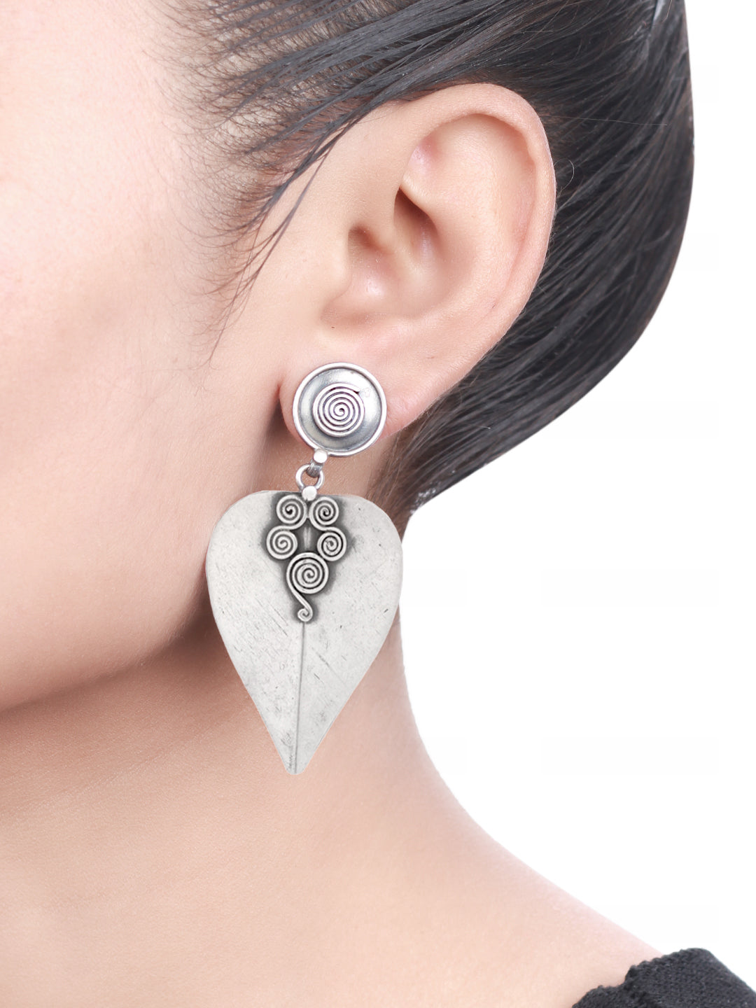 Sangeeta Boochra Tribal Silver Earrings-Earrings-Sangeeta Boochra