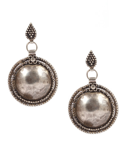 Sangeeta Boochra Tribal Silver Earrings-Earrings-Sangeeta Boochra