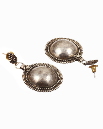 Sangeeta Boochra Tribal Silver Earrings-Earrings-Sangeeta Boochra