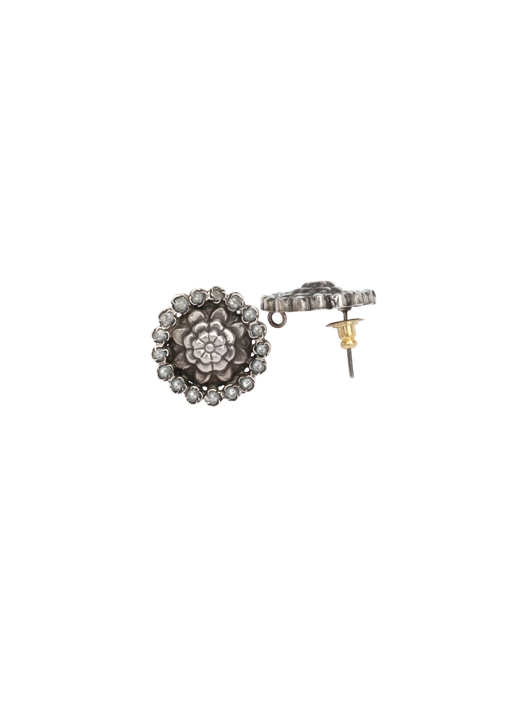 Sangeeta Boochra Tribal Silver Earrings-Earrings-Sangeeta Boochra