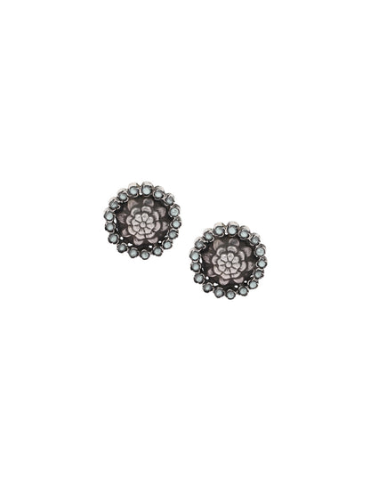 Sangeeta Boochra Tribal Silver Earrings-Earrings-Sangeeta Boochra