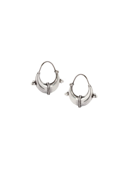 Sangeeta Boochra Tribal Silver Earrings-Earrings-Sangeeta Boochra