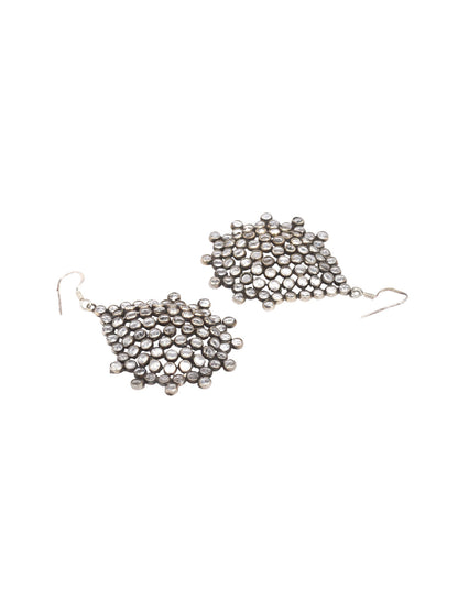 Sangeeta Boochra Tribal Silver Earrings-Earrings-Sangeeta Boochra