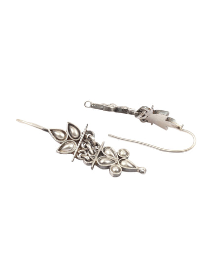 Sangeeta Boochra Tribal Silver Earrings-Earrings-Sangeeta Boochra