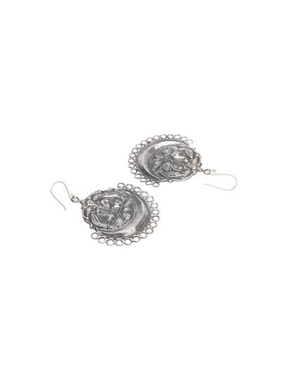 Sangeeta Boochra Tribal Silver Earrings-Earrings-Sangeeta Boochra