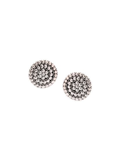 Sangeeta Boochra Tribal Silver Earrings-Earrings-Sangeeta Boochra