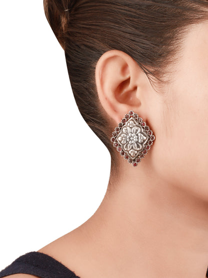 Sangeeta Boochra Silver Earrings-Earrings-Sangeeta Boochra