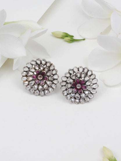 Sangeeta Boochra Silver Earrings-Earrings-Sangeeta Boochra